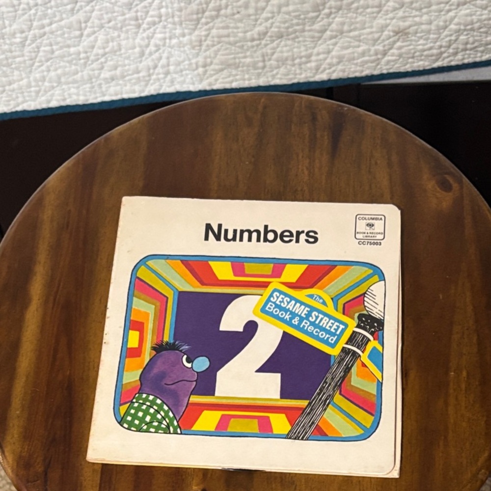 Sesame Street Numbers Book & Record - Multicolor